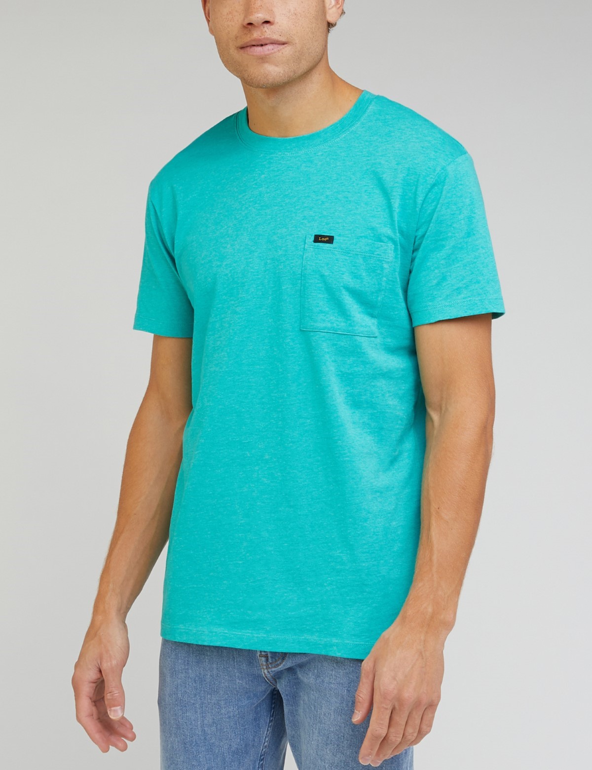 Lee Ultimate Pocket Tee ανδρικό τιρκουάζ μπλουζάκι L66JWT41 φωτογραφία